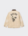 GIACCA CANVAS VINTAGE COVERALL BEIGE