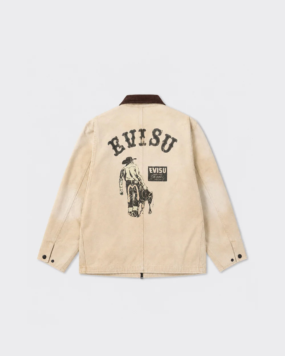 GIACCA CANVAS VINTAGE COVERALL BEIGE