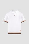 T-shirt in maglia waffle