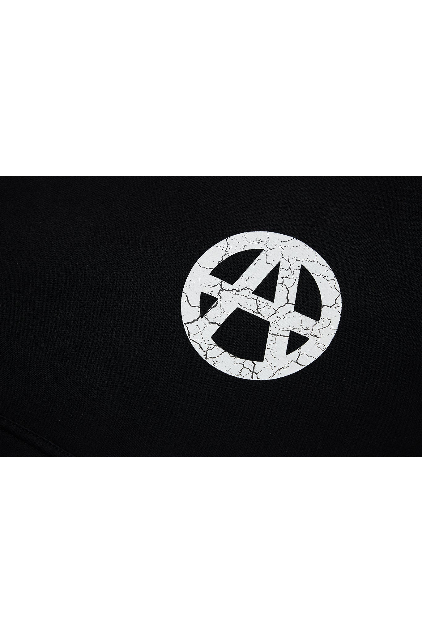 ANARCHY HOODIE WASHED BLACK