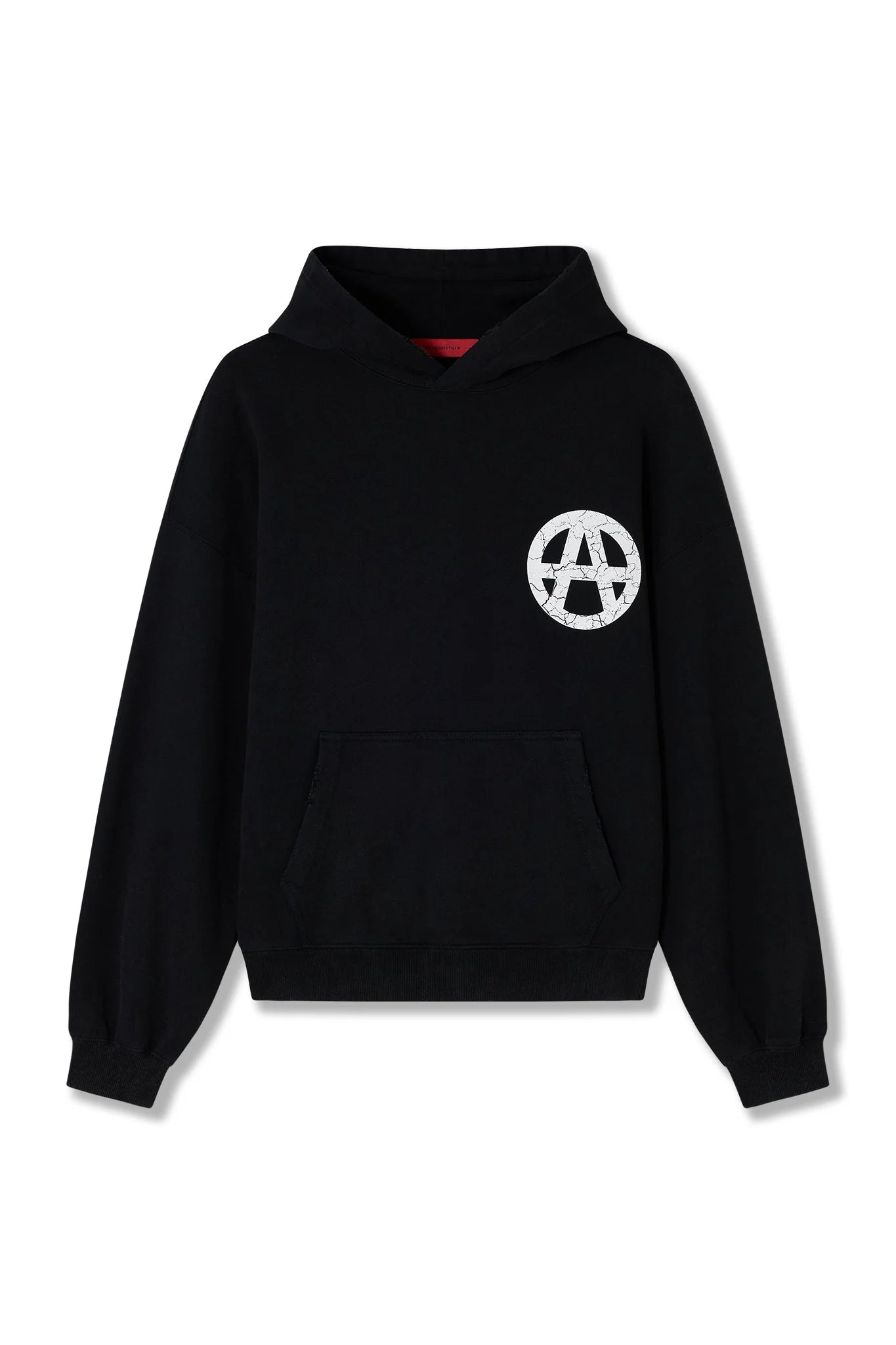 ANARCHY HOODIE WASHED BLACK
