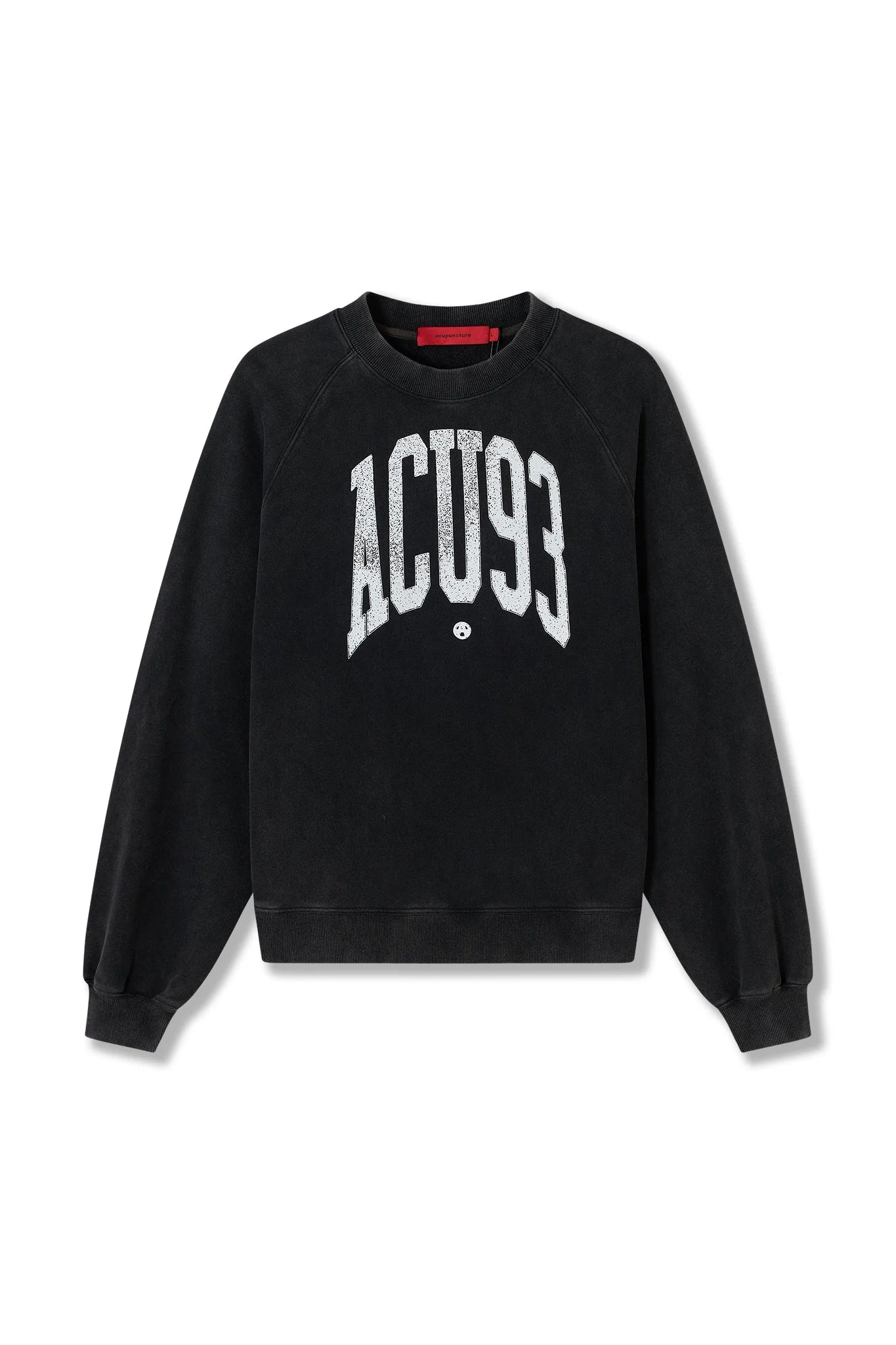 COLLEGE '93 CREWNECK WASHED BLACK
