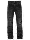 PINCHED FLARE DENIM - BLACK