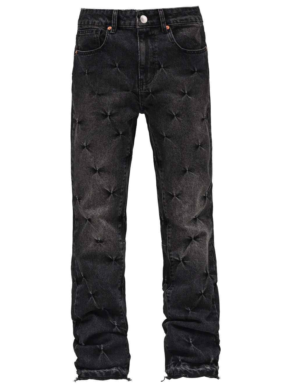 PINCHED FLARE DENIM - BLACK