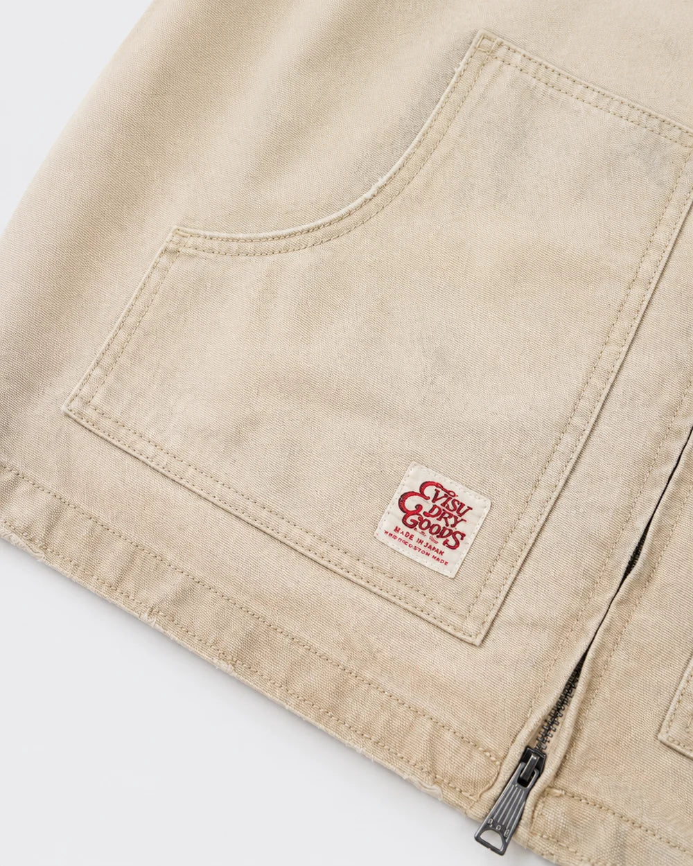 GIACCA CANVAS VINTAGE COVERALL BEIGE