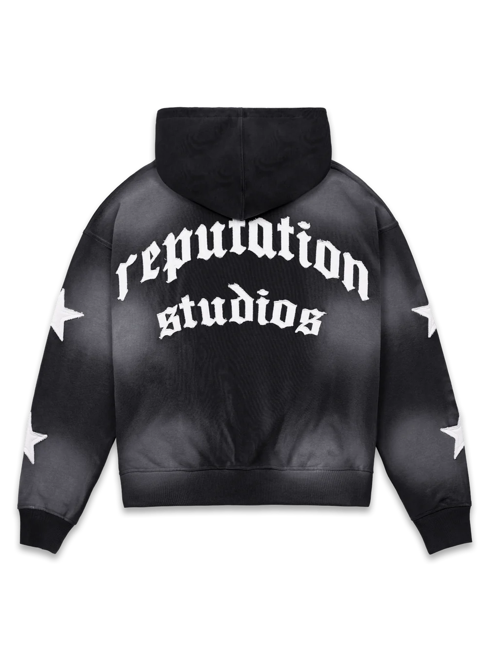 SUN FADE HOODIE - BLACK