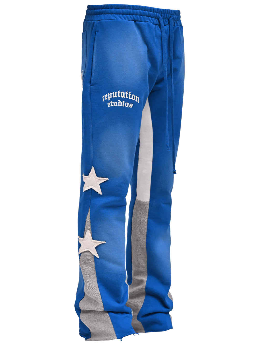 SUN FADE FLARE SWEATPANTS - ROYAL BLUE