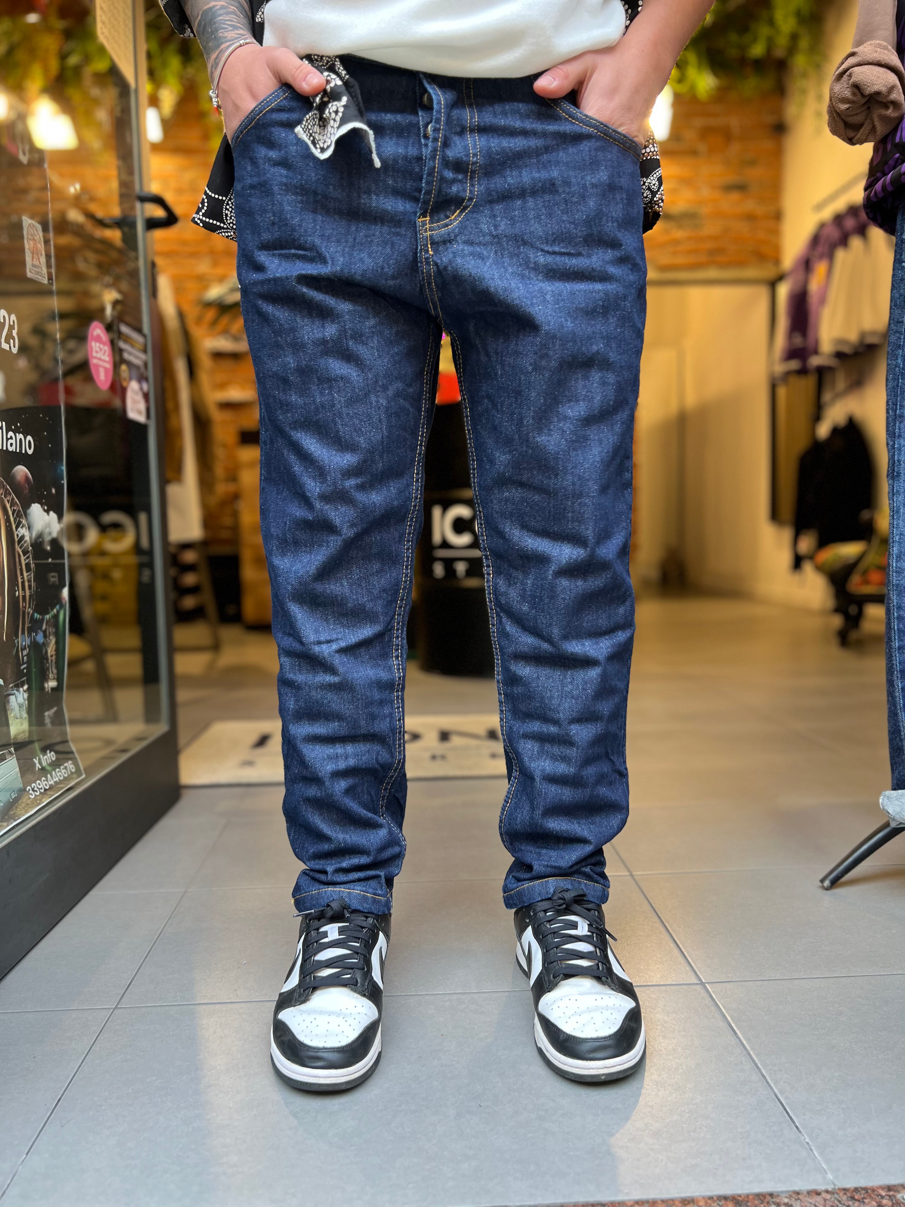 JEANS LAVAGGIO SCURO OVER/D