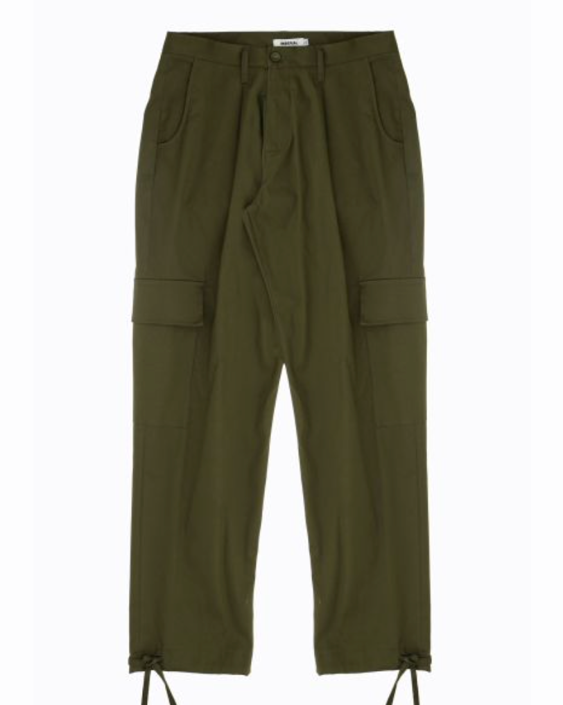 PANTALONE STRAIGHT VERDE MILITARE