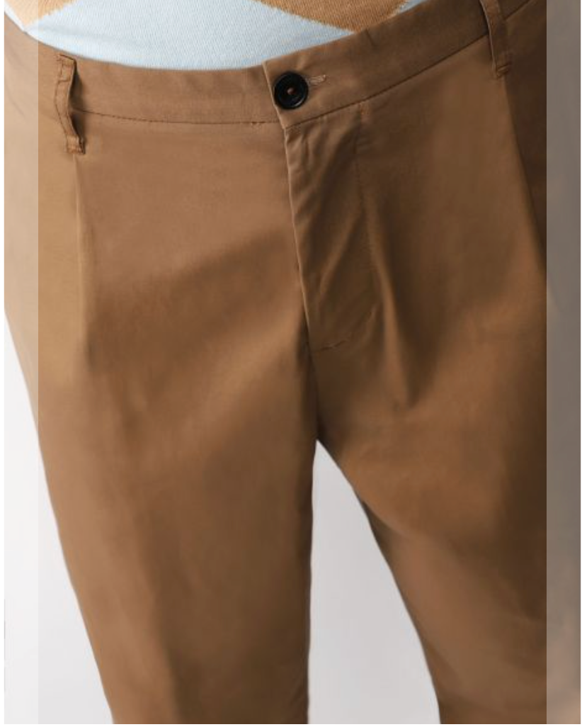 PANTALONI STRAIGHT MONOCOLOR