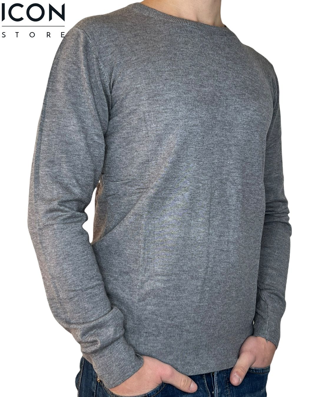 GIROCOLLO GRIGIO SIMCASHMERE