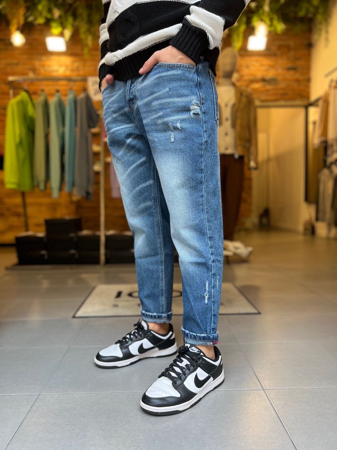 JEANS OVER/D TAPERED FIT